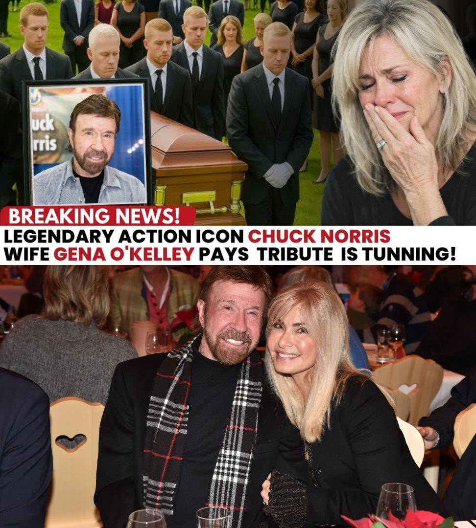 At 86, the legendary actor Chuck Norris's funeral was a stunning tribute, with his wife Gena O'Kelley honoring him.