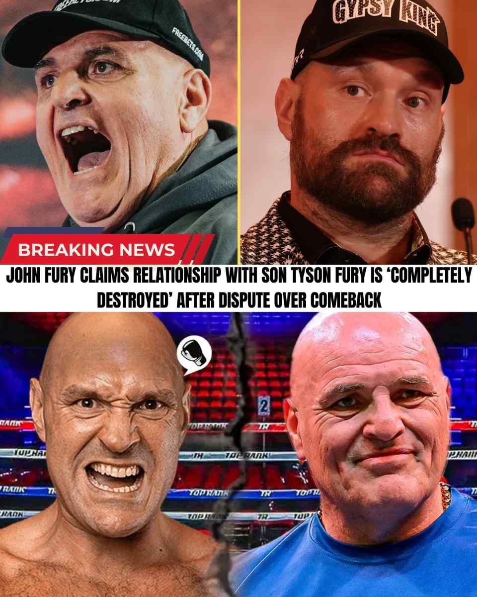 John Fury just DROPPED A NUKE on his own son! 😱💔 In a devastating new interview, he reveals their relationship is "COMPLETELY DESTROYED" and exposes the dark truth about Tyson's camp!