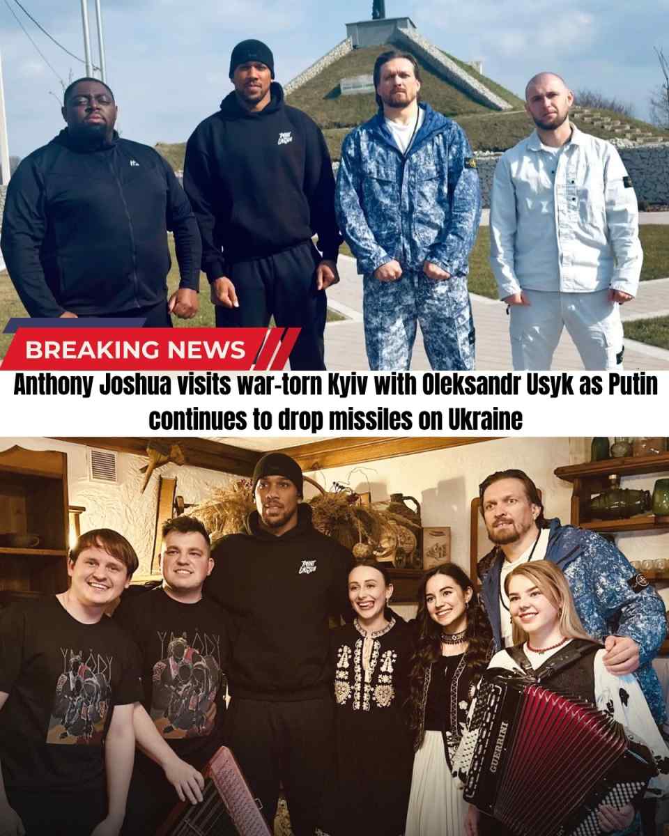 The world is in SHOCK! 😱 Anthony Joshua just packed his bags and flew straight into the heart of war-torn Kyiv with his biggest rival!