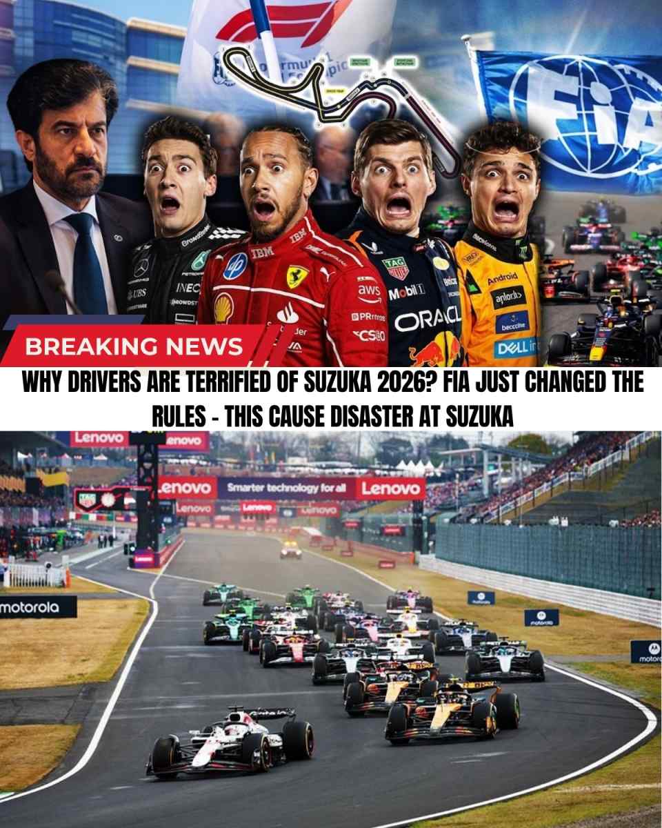 The Suzuka GP is officially a ticking time bomb! 💥 Drivers are PANICKING as a ruthless new aero ban forces them to tackle the terrifying 130R corner totally unstable!