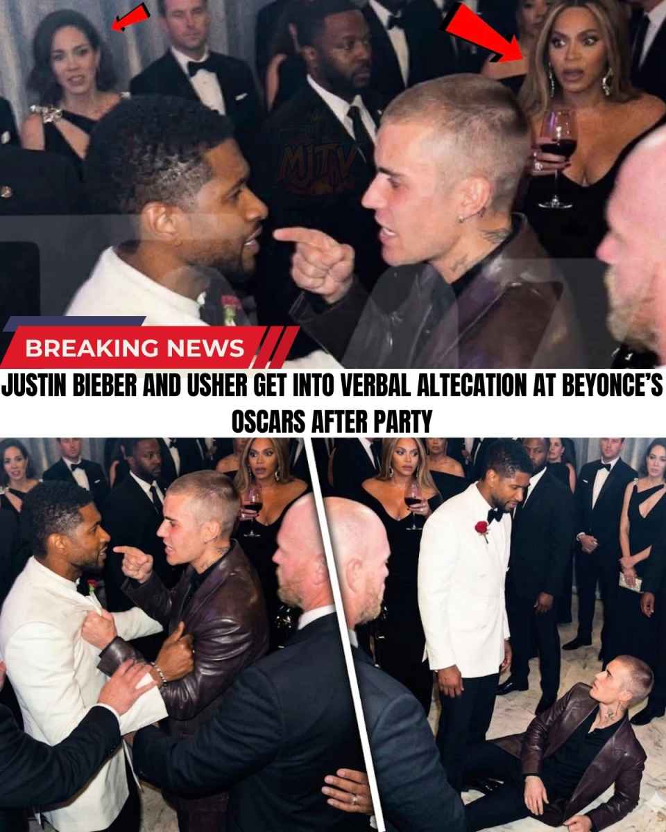 Justin Bieber and Usher just had a SHOCKING verbal showdown at Beyoncé’s ultra-exclusive Gold Party! 😱 Witnesses say the tension was so thick you could cut it with a knife when Usher confronted JB in front of everyone. 😳 Is this the final straw for their 20-year bond?