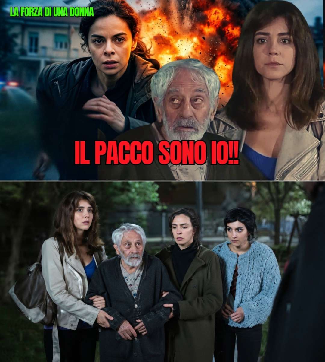 La forza di una donna: “Il pacco sono io” — fuga dalla casa di riposo e Cem esplode.
