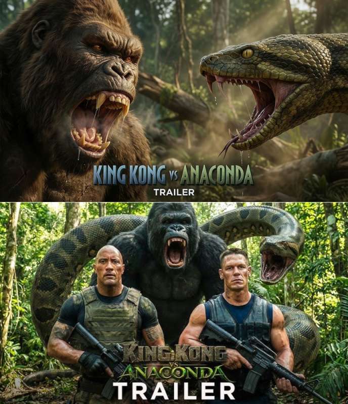 King Kong vs Anaconda (2026) | Dwayne Johnson, Jake Gyllenhaal | Concept Trailer