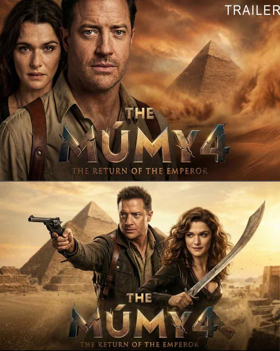 Get Ready for Thrills: The Epic Return of Brendan Fraser and Rachel Weisz in 'The Mummy 4' – First Trailer Unveiled!