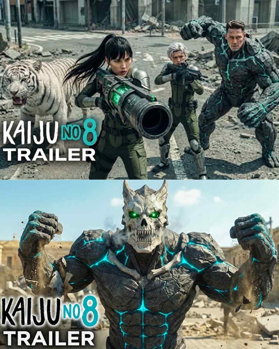 Unleashing Kaiju No. 8: Epic Live Action Adventure Starring John Cena, Scarlett Johansson, and Tom Holland – Don’t Miss the Thrilling Concept Trailer!