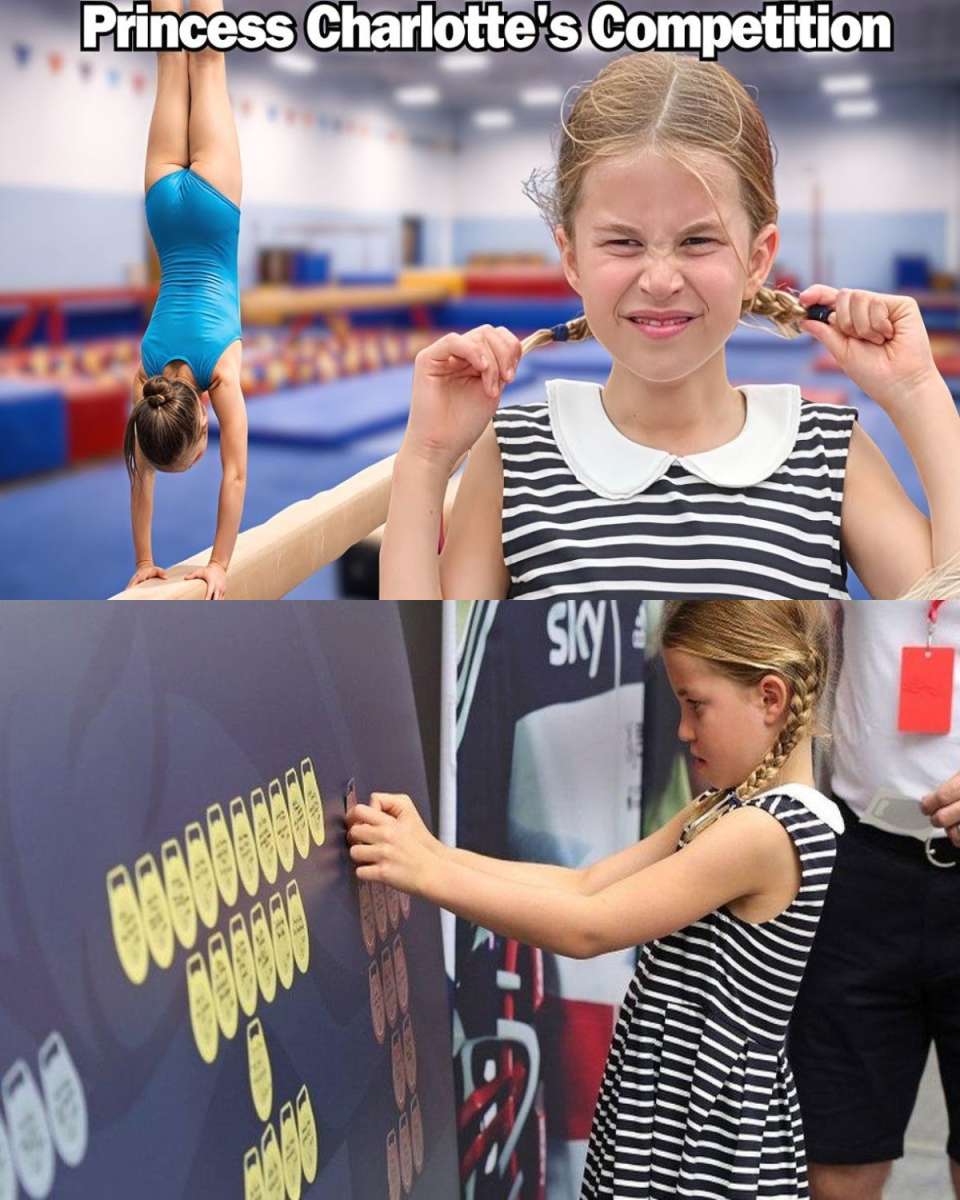 Royal Gem: Princess Charlotte Dazzles in Gymnastics Competition, Captivating Hearts and Winning Medals!