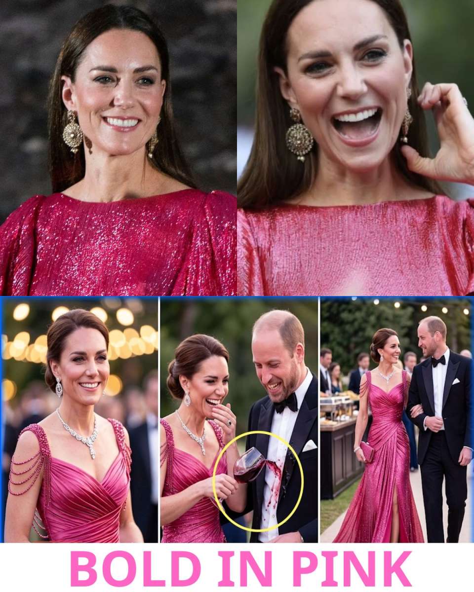Princess Catherine Shines Bright in a Stunning Pink Sequin Gown: A Bold New Era of Royal Fashion!
