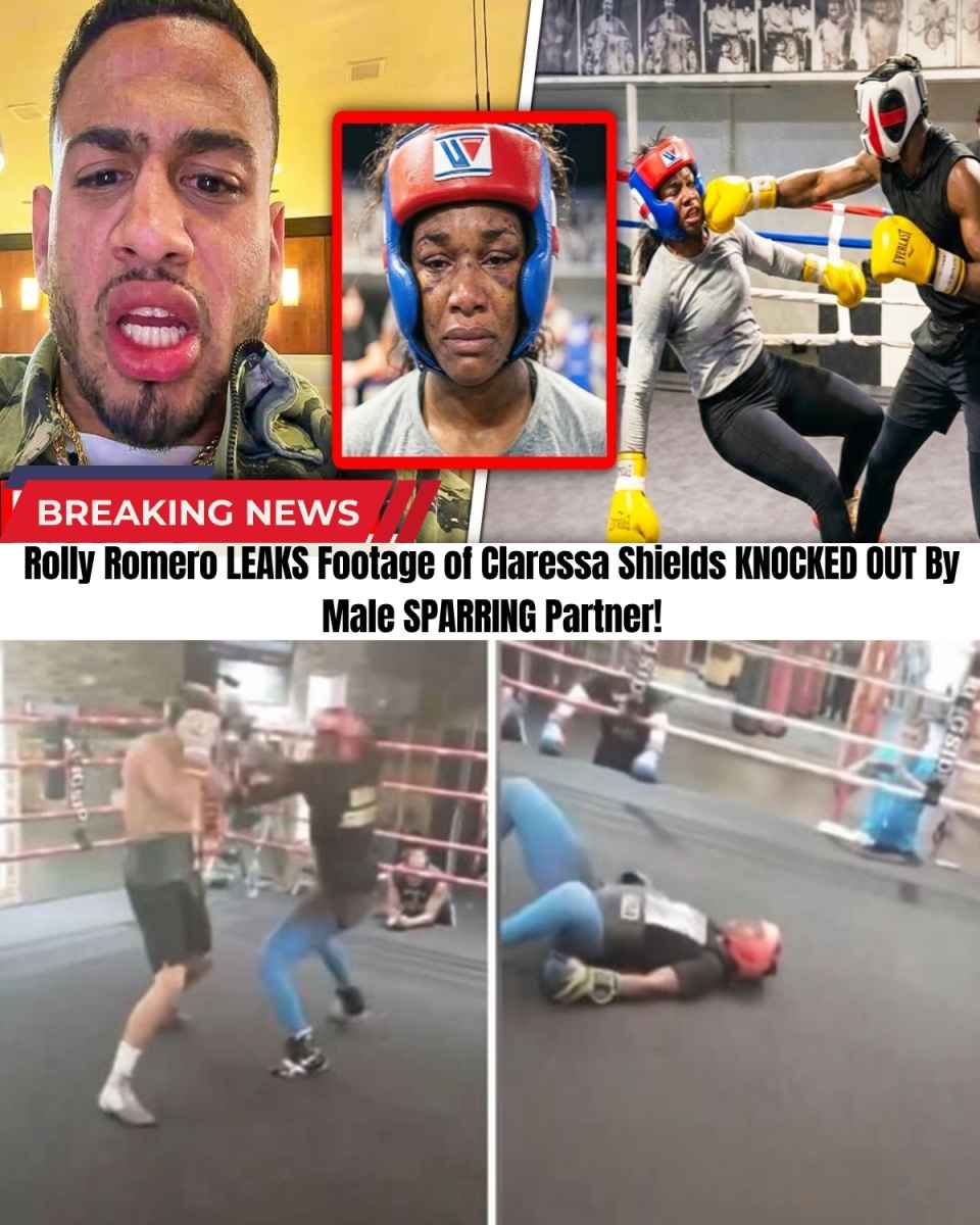 Rolly Romero just crossed the ultimate line! 😱🔥 He fully EXPOSED Claressa Shields by leaking a secret gym video of her getting DROPPED by a man!