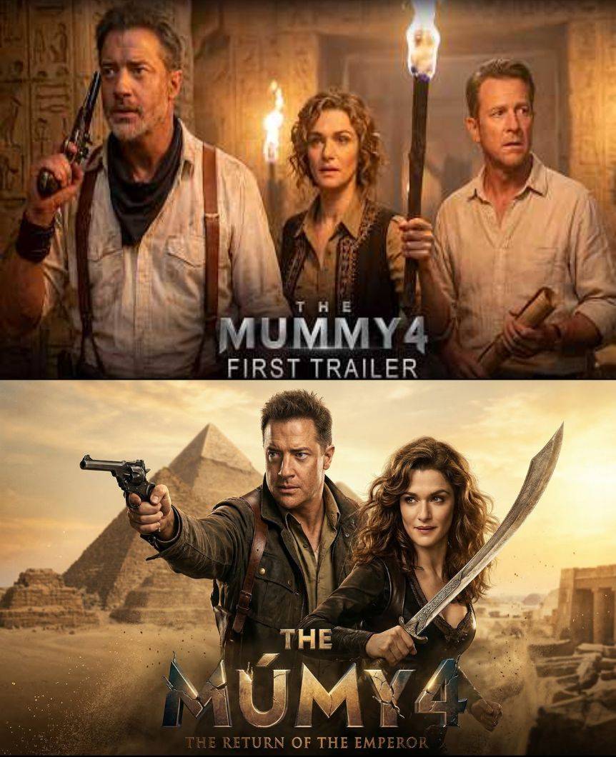 Get Ready for Adventure! The Thrilling First Trailer of 'The Mummy 4' Is Here - Starring Brendan Fraser and Rachel Weisz!