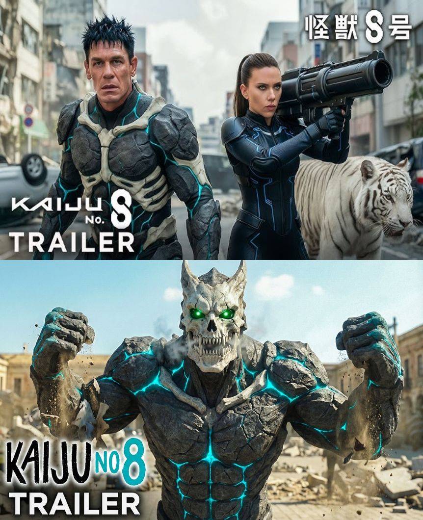 Kaiju No. 8: Acción en Vivo (2026) | John Cena, Scarlett Johansson, Tom Holland | Tráiler Conceptual