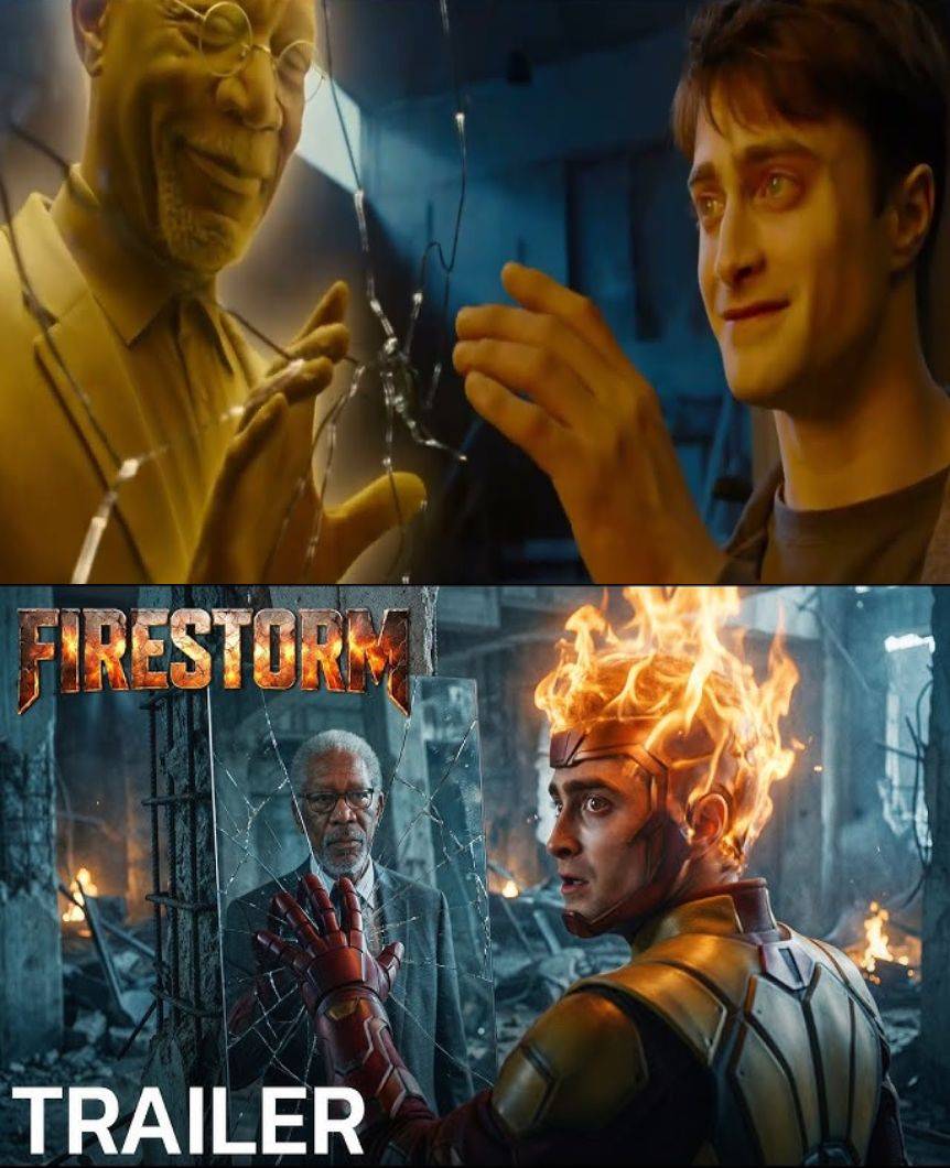 FIRESTORM: Unleashing the Power of Two Minds in a Thrilling Live Action Adventure with Daniel Radcliffe &amp; Morgan Freeman!