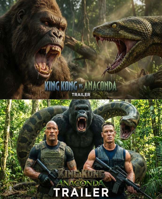 King Kong vs Anaconda (2026) | Dwayne Johnson, Jake Gyllenhaal | Tráiler Conceptual