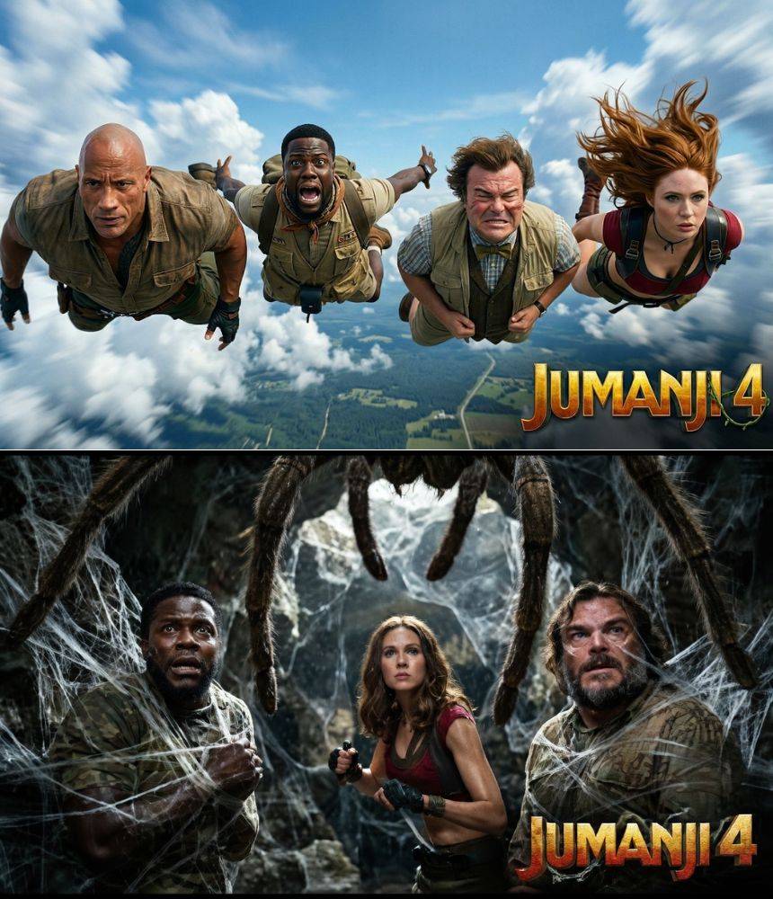 Jumanji 4: The Final Level - Dwayne Johnson, Kevin Hart, Jack Black, Karen Gillan