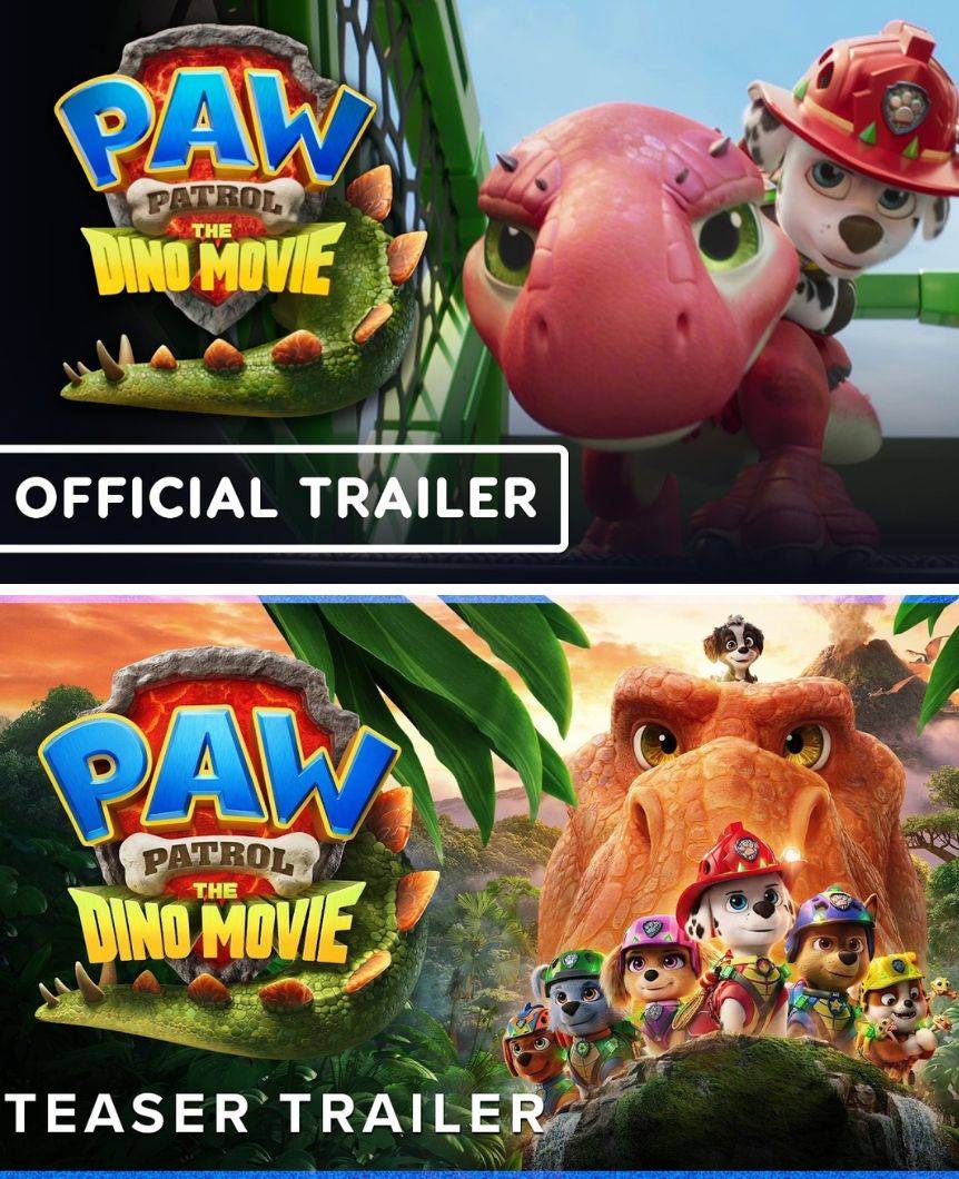 PAW Patrol: The Dino Movie - Official Teaser Trailer (2026) Carter Young, Mckenna Grace, Terry Crews