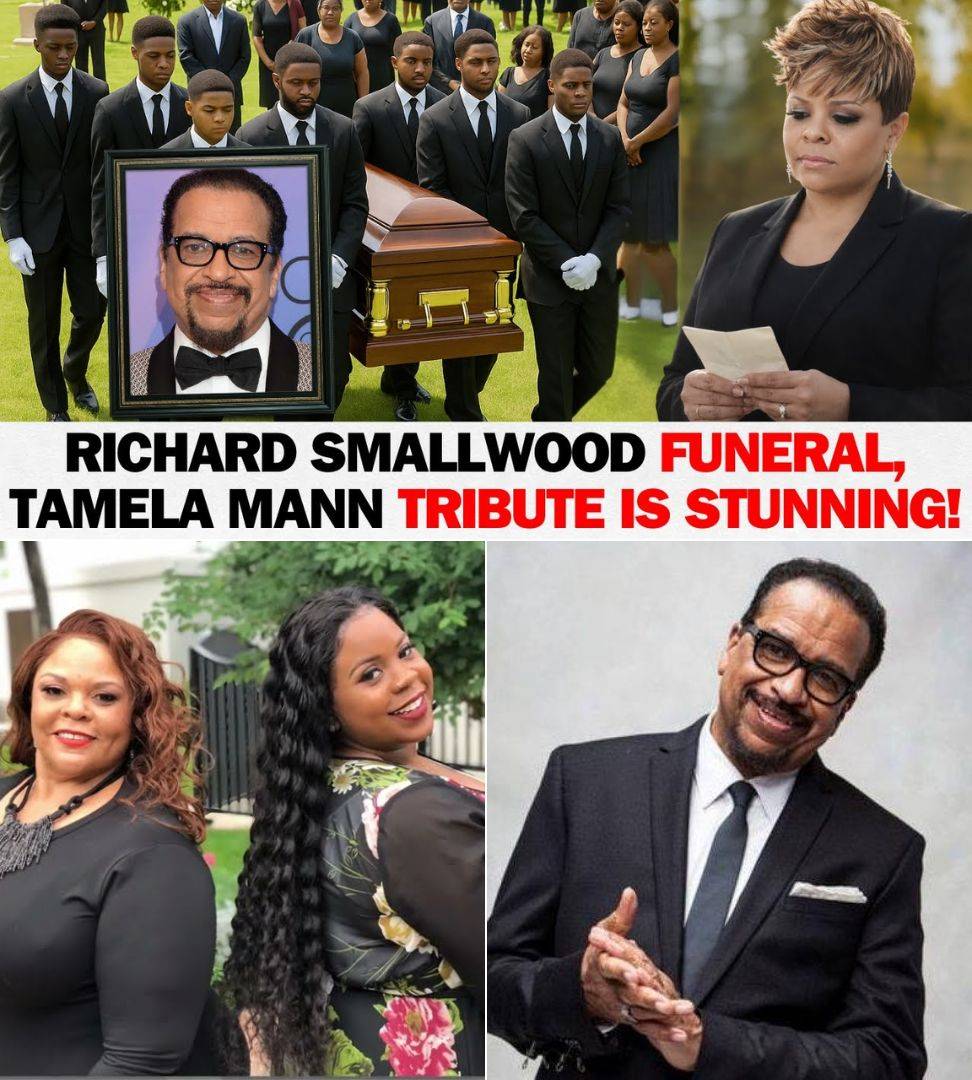 Gospel legend Richard Smallwood's funeral, featuring a stunning tribute by Tamela Mann!