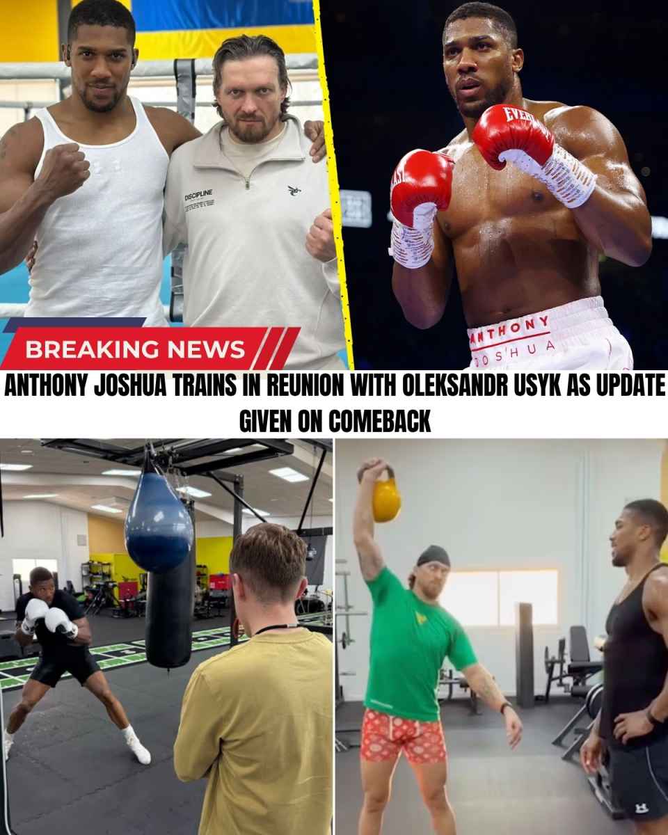 After the horrific crash that stopped the boxing world, Anthony Joshua has finally resurfaced... but NOT with who you think!