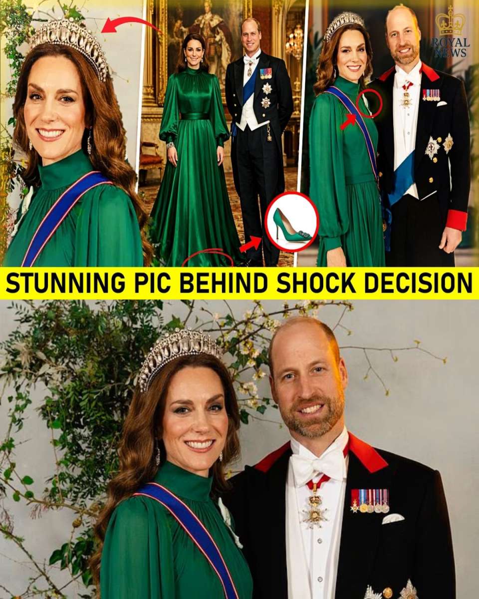 Royal Revelations: The Dazzling New Portrait of William and Catherine Showcases Modern Elegance and Bold Fashion Choices!