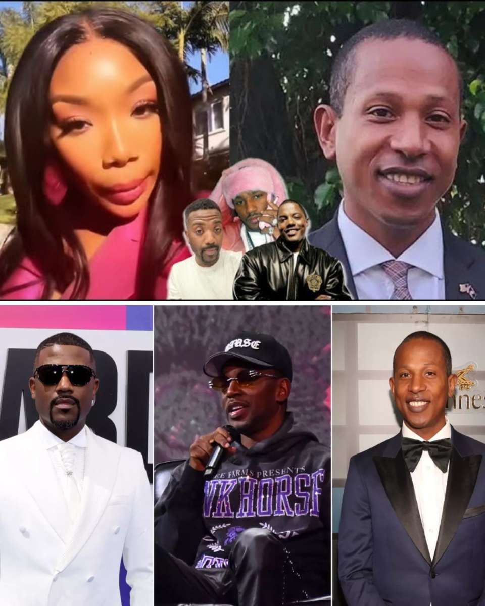 Brandy Breaks Silence as Ray J Defends Her Against Cam’ron, Ma$e &amp; Shyne Drama! 😳🔥